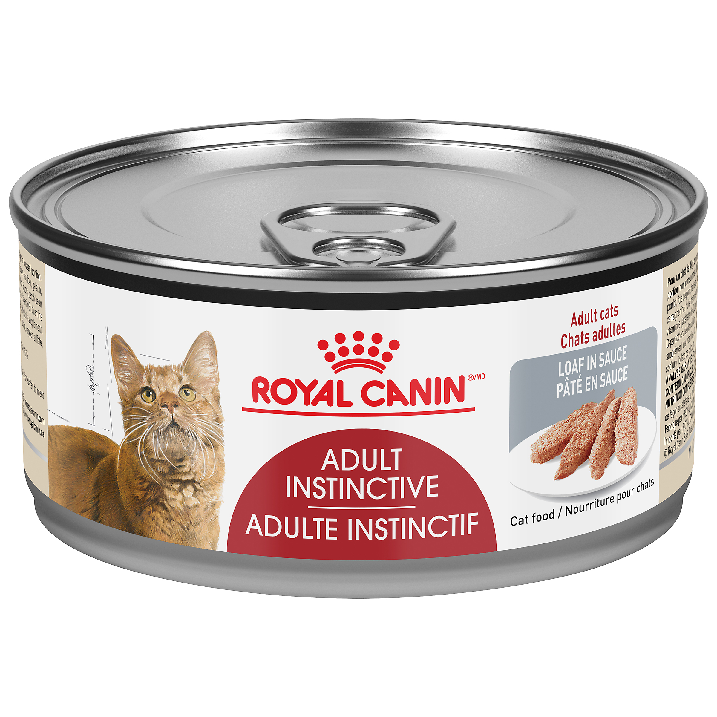 Adult Instinctive Loaf In Sauce Canned Cat Food Royal