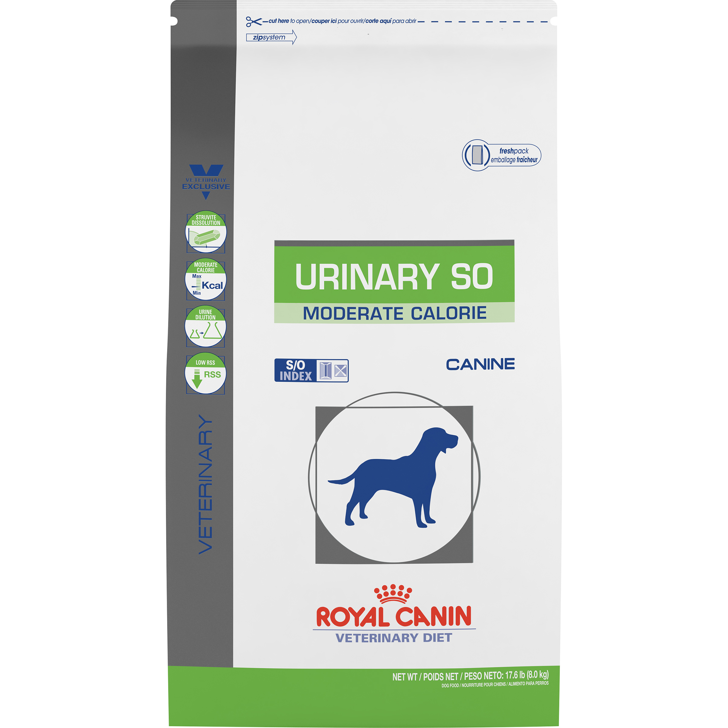 Canine Urinary SO™ Moderate Calorie Dry Dog Food Royal